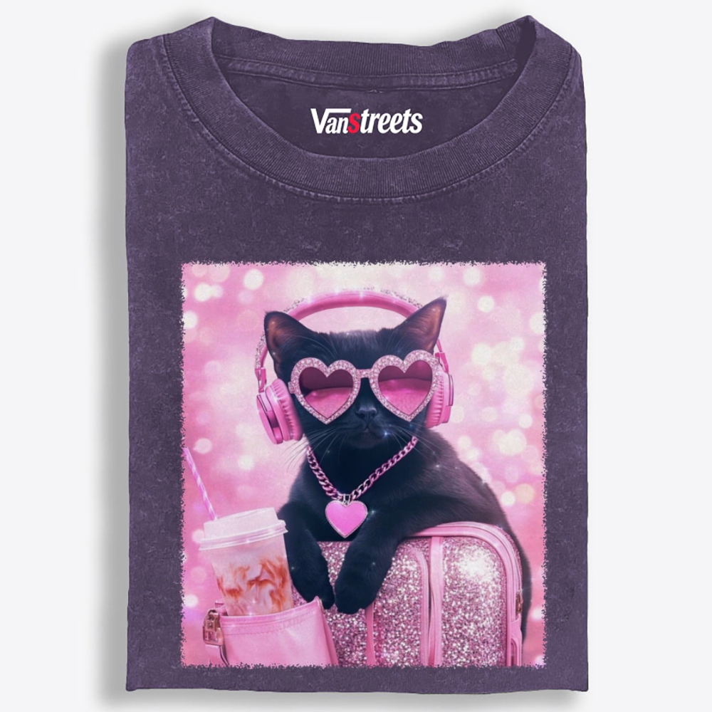 Pink Dopamine Life Retro Washed T-Shirt | 100% Cotton | Streetwear Essential