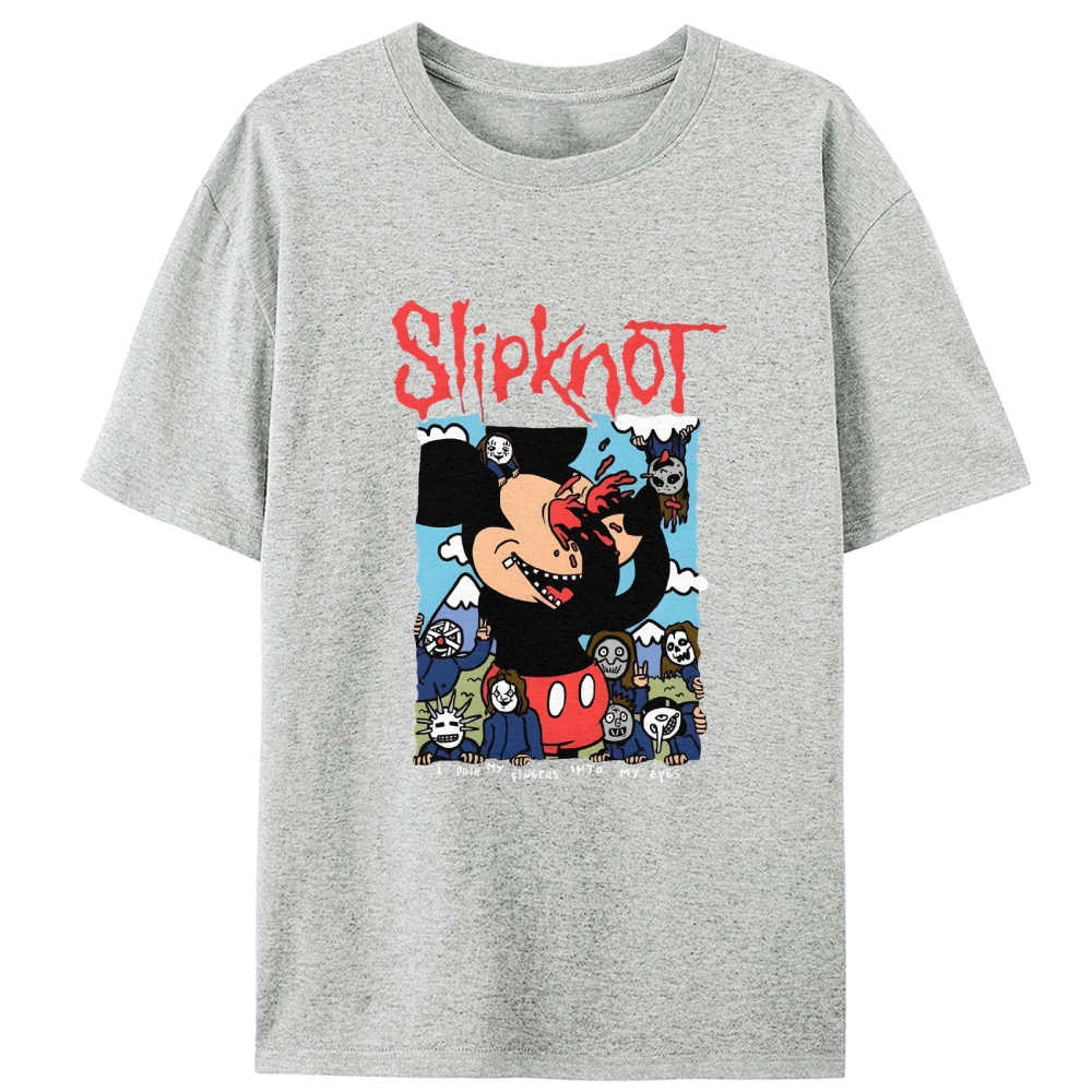 Slipknot Metal Band Dark Retro Designed for Women - Slim Fit Cotton Tee