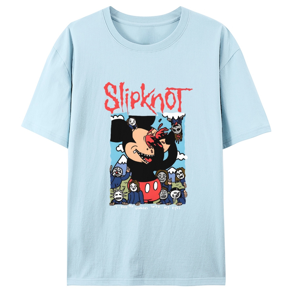 Slipknot Metal Band Dark Retro Designed for Women - Slim Fit Cotton Tee