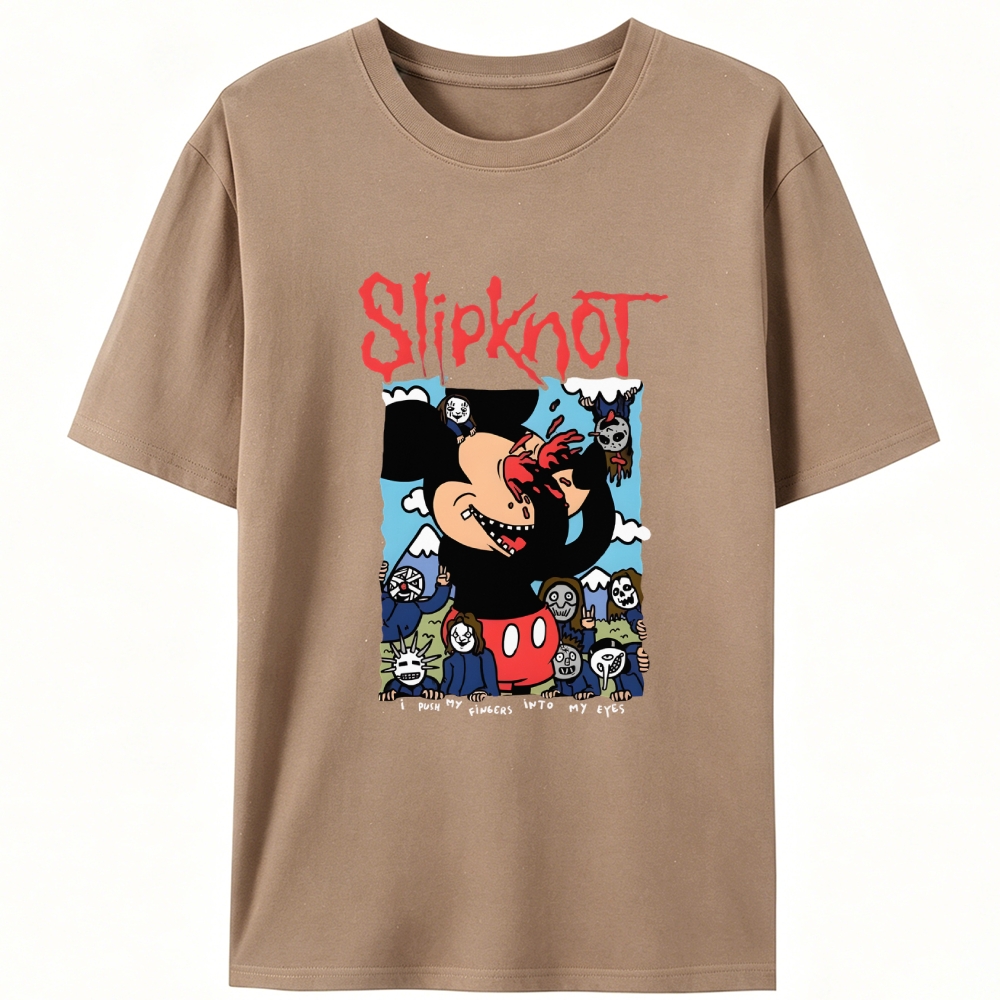 Slipknot Metal Band Dark Retro Designed for Women - Slim Fit Cotton Tee
