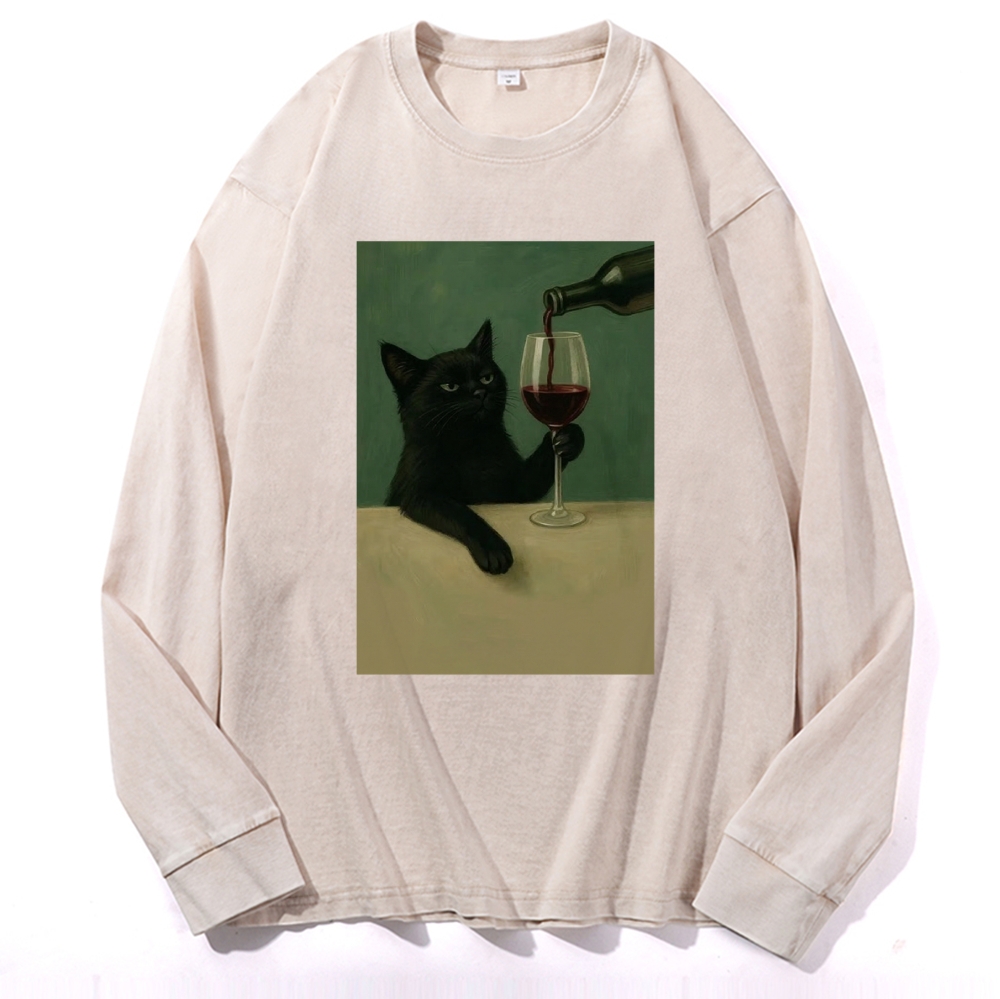 Retro Washed Long Sleeve T-Shirt