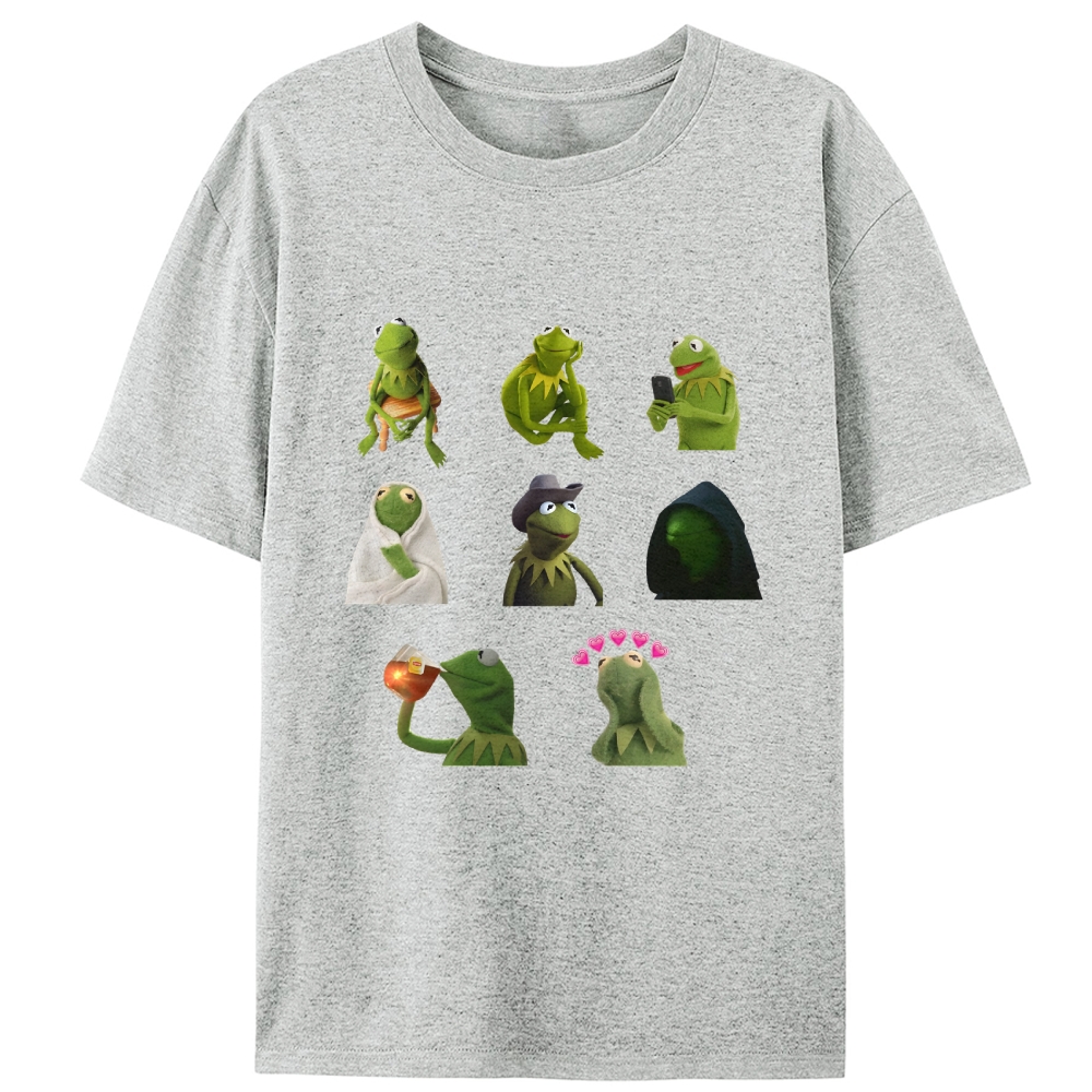 Kermit Moods Collection Retro Designed for Women - Slim Fit Cotton Tee