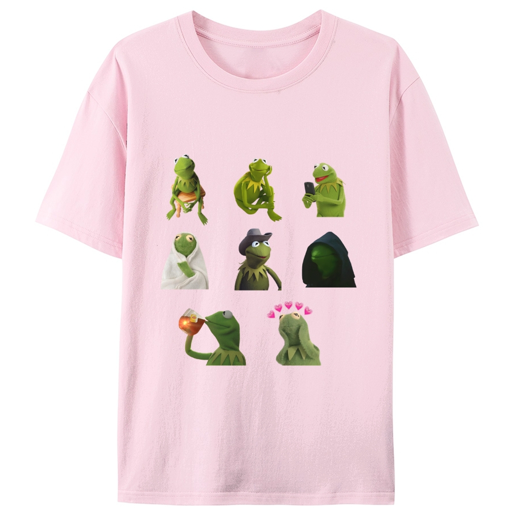 Kermit Moods Collection Retro Designed for Women - Slim Fit Cotton Tee