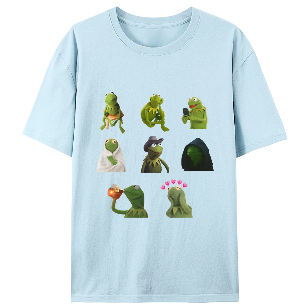 Kermit Moods Collection Retro Designed for Women - Slim Fit Cotton Tee