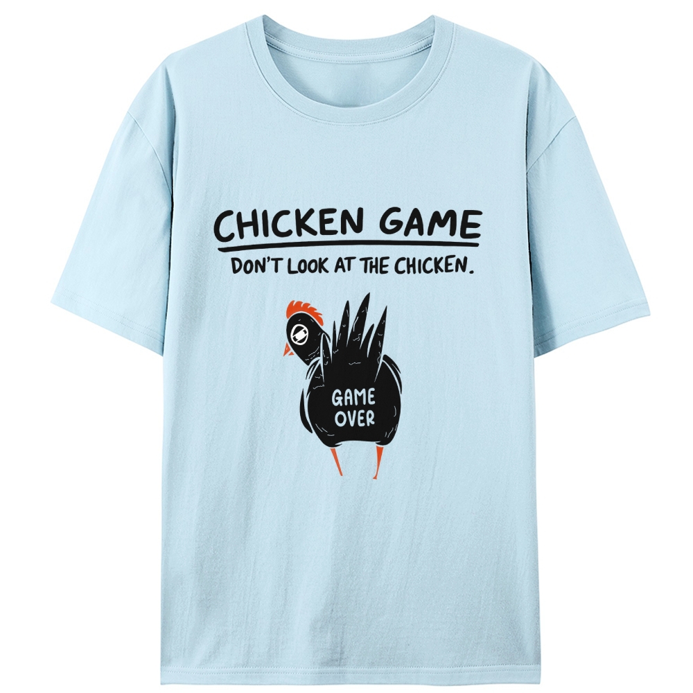 Chicken Game Retro Designed for Women - Slim Fit Cotton Tee