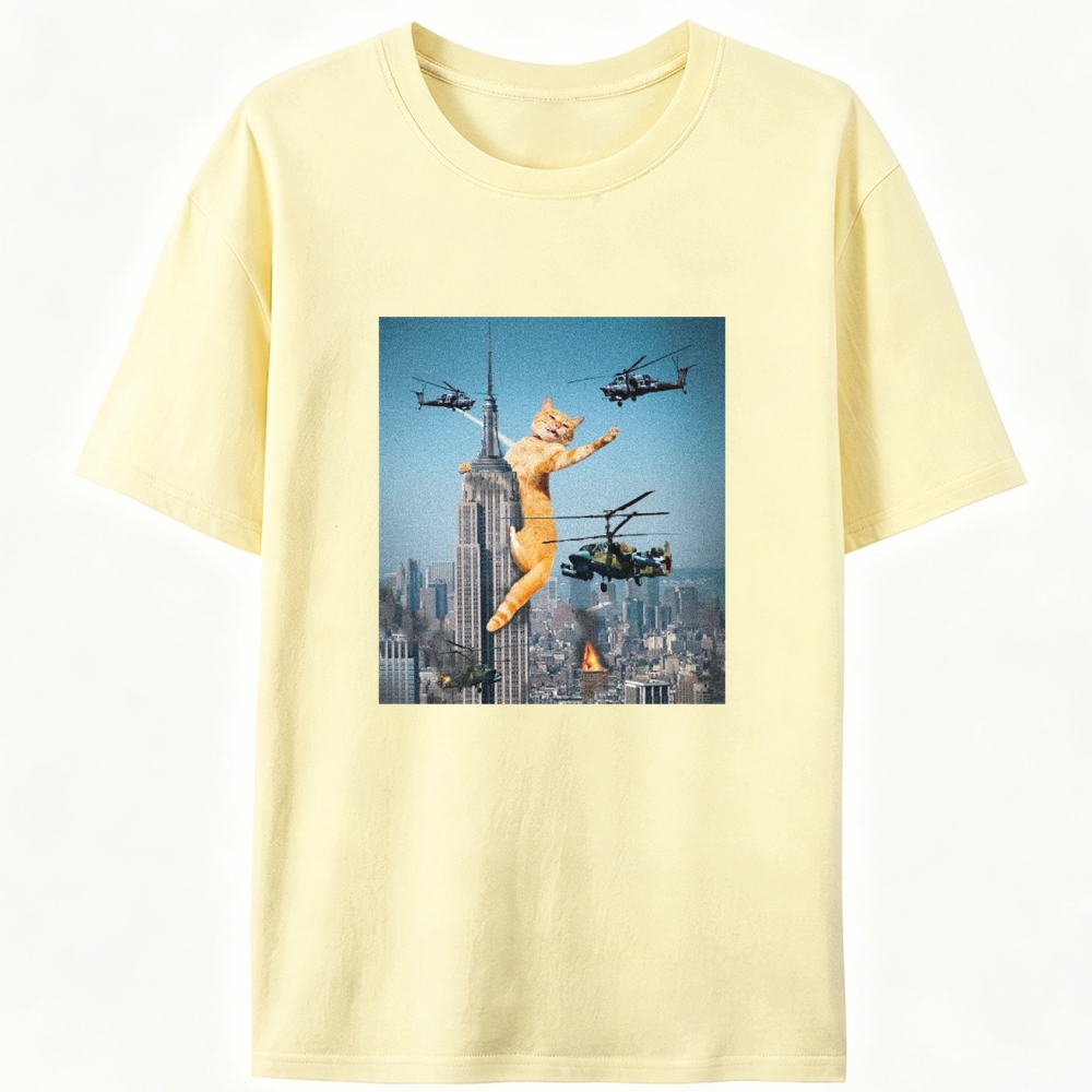 Empire Orange Kong Retro Designed for Women - Slim Fit Cotton Tee