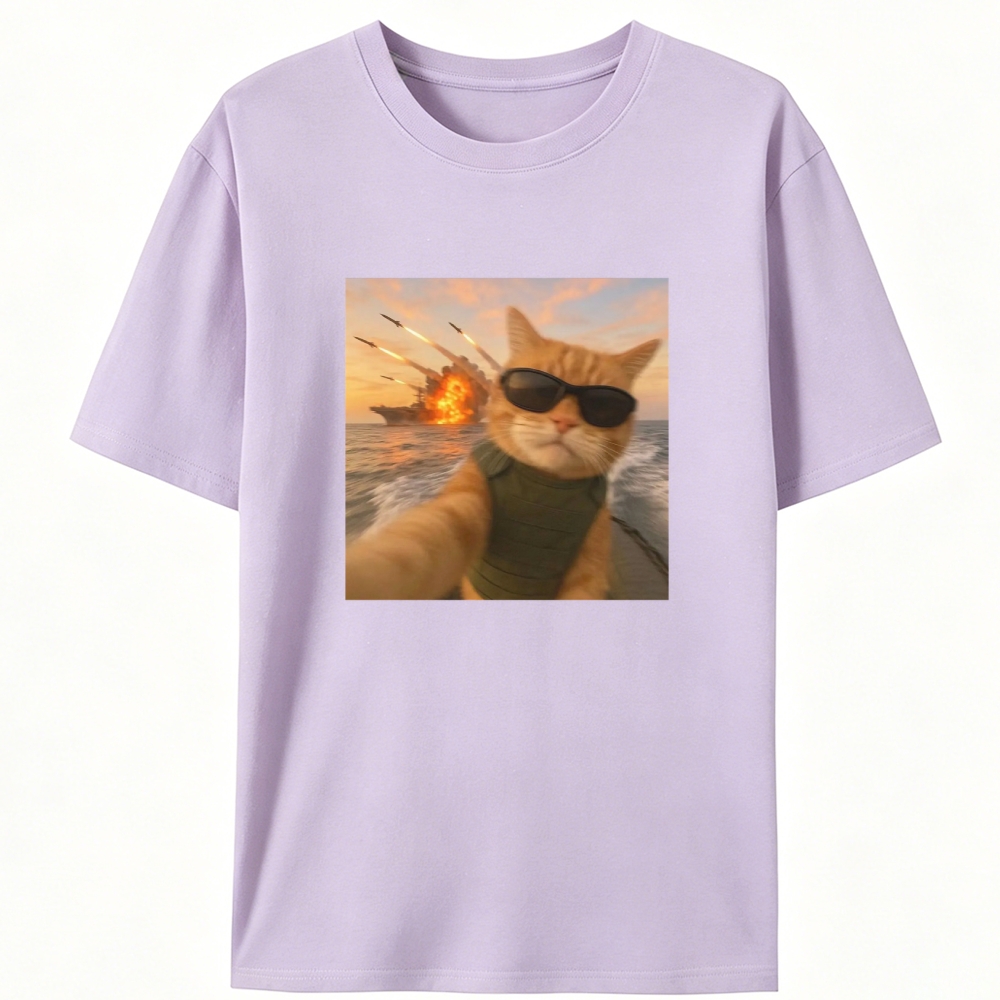Warzone Selfie Retro Designed for Women - Slim Fit Cotton Tee
