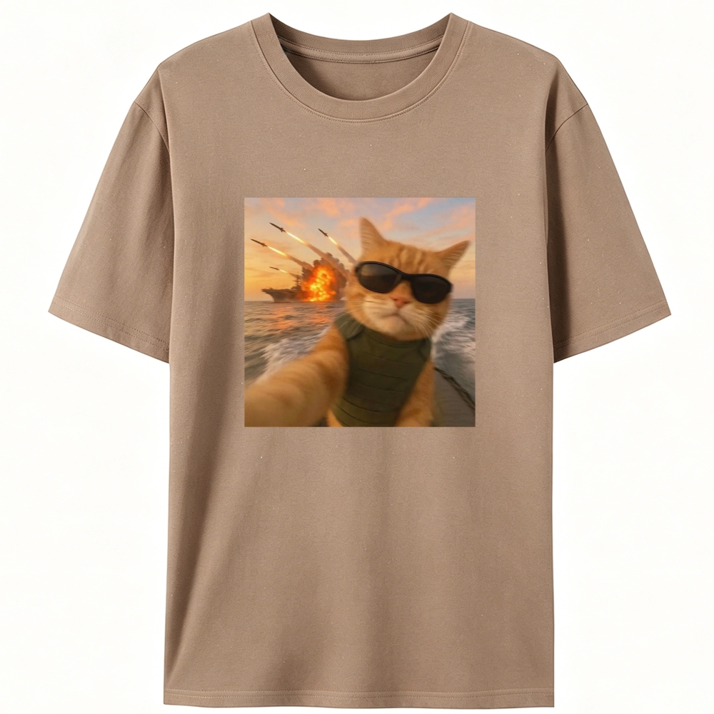 Warzone Selfie Retro Designed for Women - Slim Fit Cotton Tee