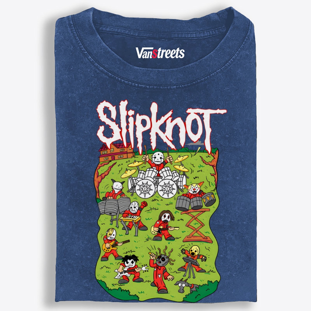 Slipknot: Barnyard Mayhem Retro Washed T-Shirt | 100% Cotton | Streetwear Essential