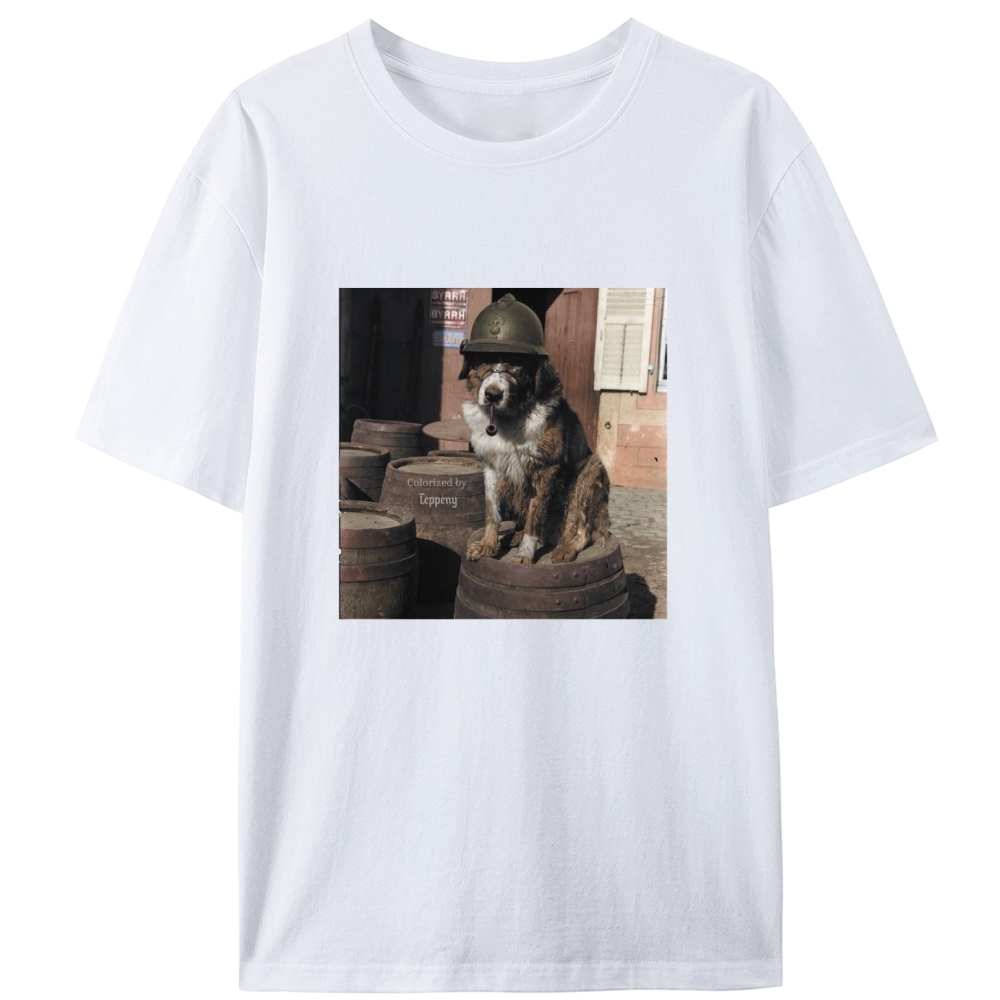 Ace Veteran Woof Retro Designed for Women - Slim Fit Cotton Tee