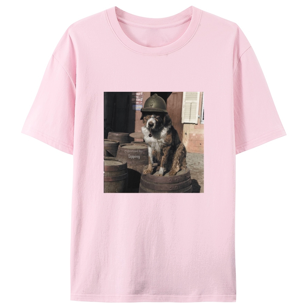 Ace Veteran Woof Retro Designed for Women - Slim Fit Cotton Tee