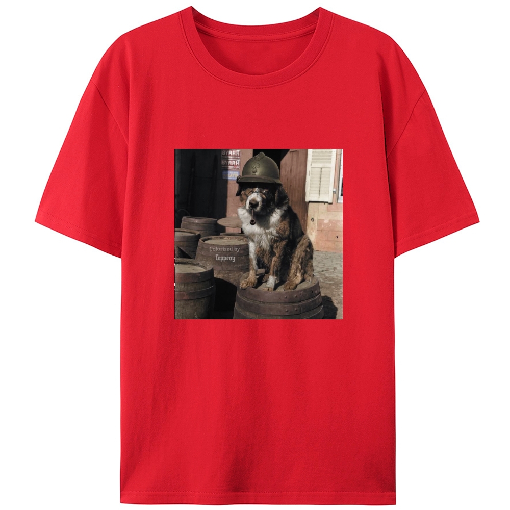 Ace Veteran Woof Retro Designed for Women - Slim Fit Cotton Tee