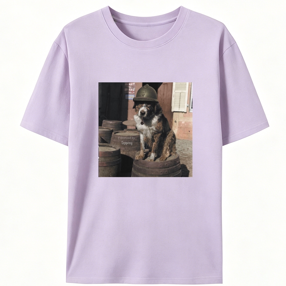 Ace Veteran Woof Retro Designed for Women - Slim Fit Cotton Tee