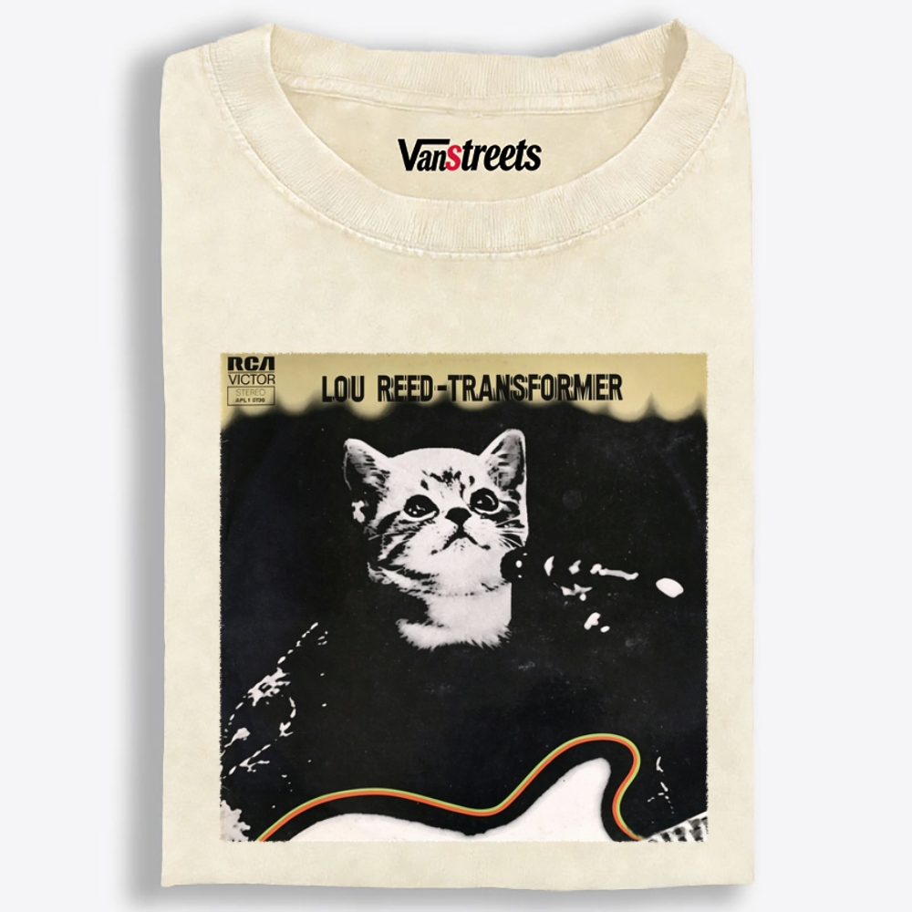 Lou Meow - Transformer Retro Washed T-Shirt | 100% Cotton | Streetwear Essential