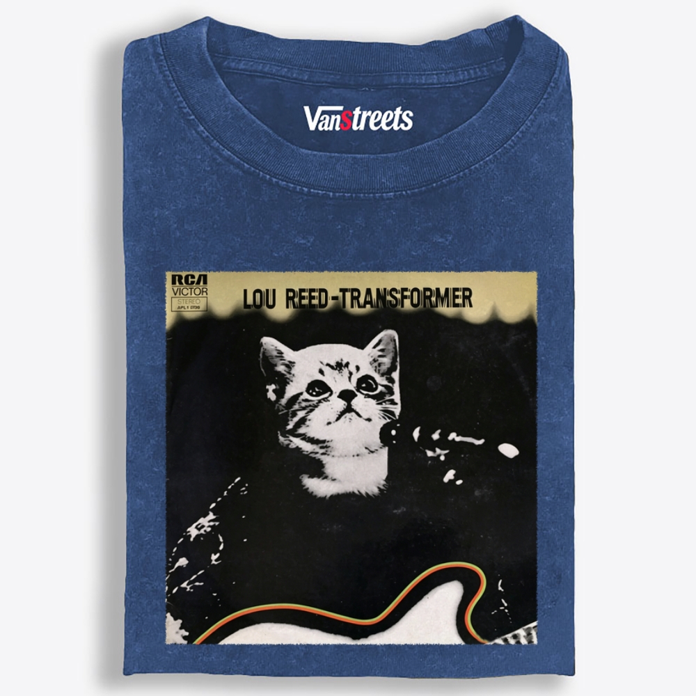 Lou Meow - Transformer Retro Washed T-Shirt | 100% Cotton | Streetwear Essential