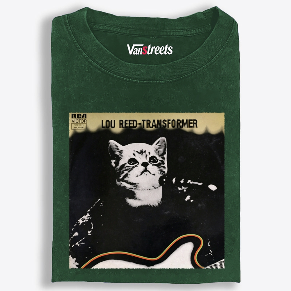 Lou Meow - Transformer Retro Washed T-Shirt | 100% Cotton | Streetwear Essential