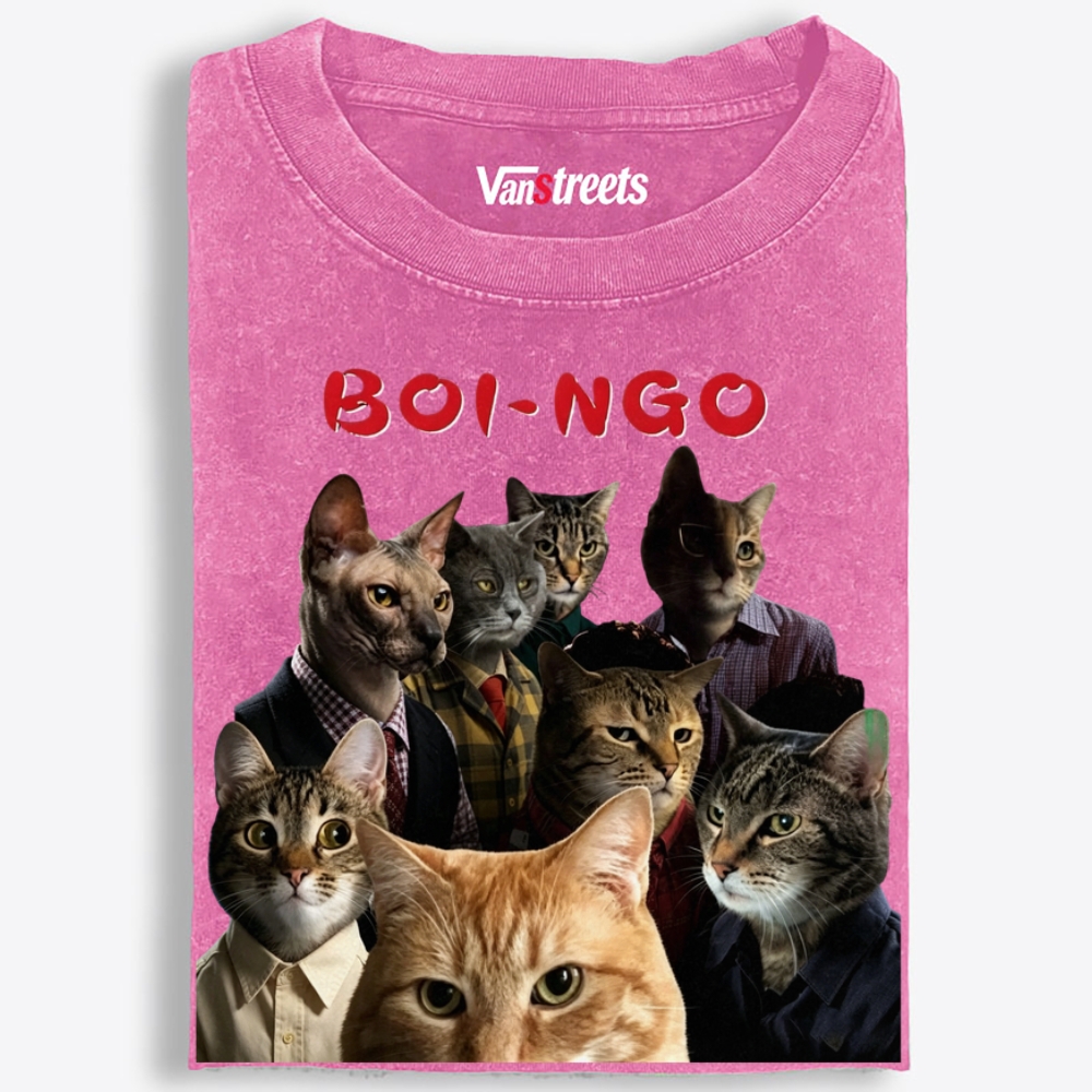 Boi-Ngo Retro Washed T-Shirt | 100% Cotton | Streetwear Essential