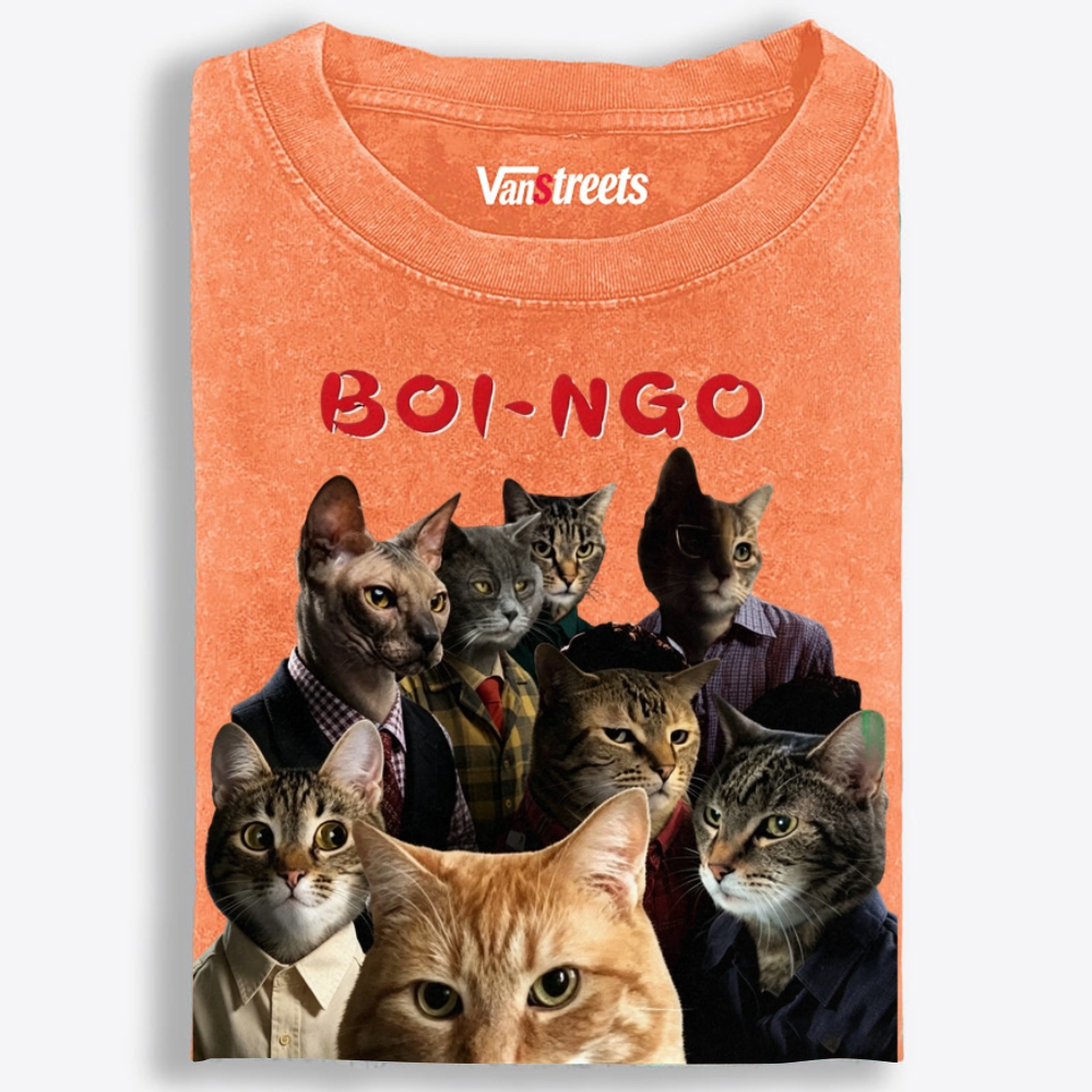 Boi-Ngo Retro Washed T-Shirt | 100% Cotton | Streetwear Essential