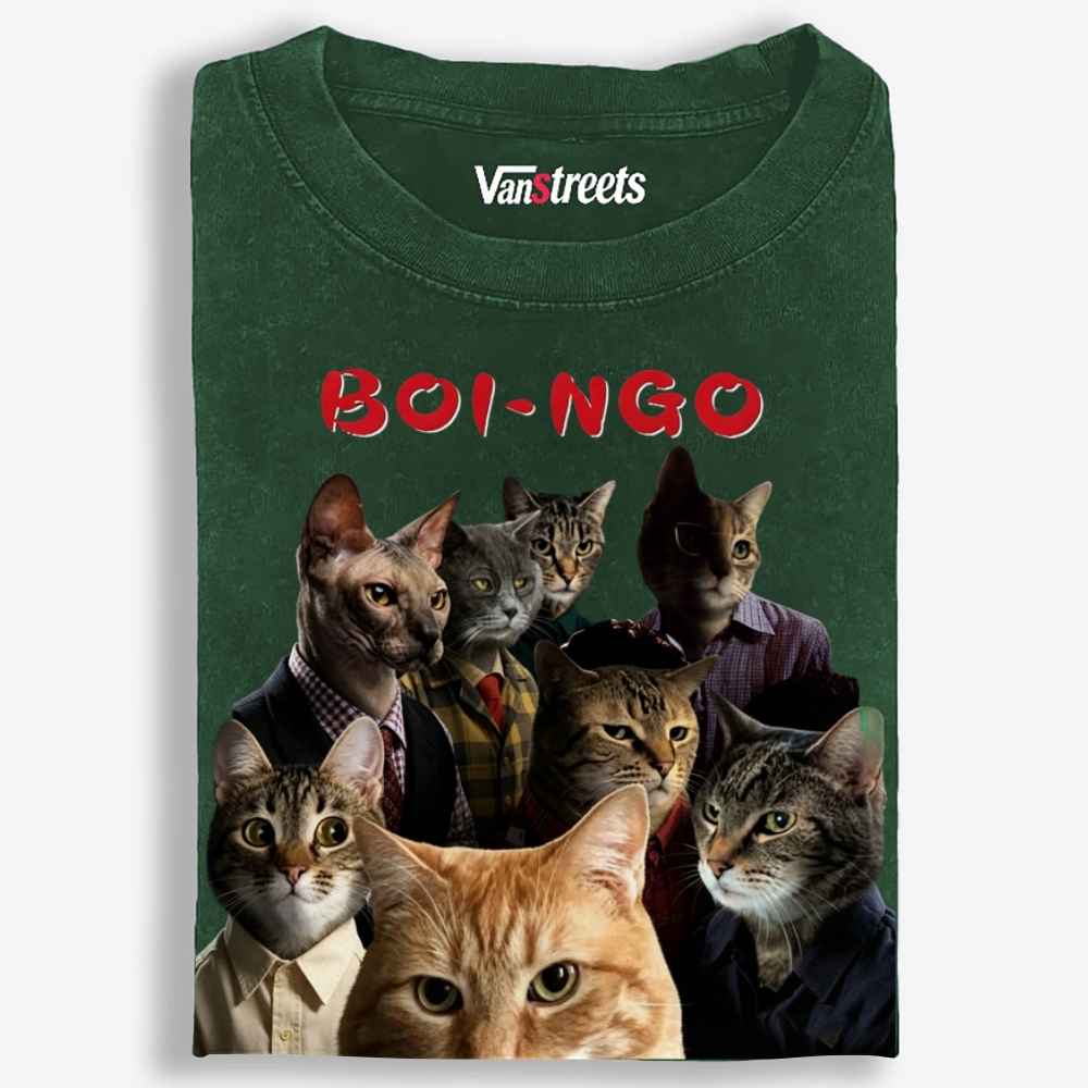 Boi-Ngo Retro Washed T-Shirt | 100% Cotton | Streetwear Essential