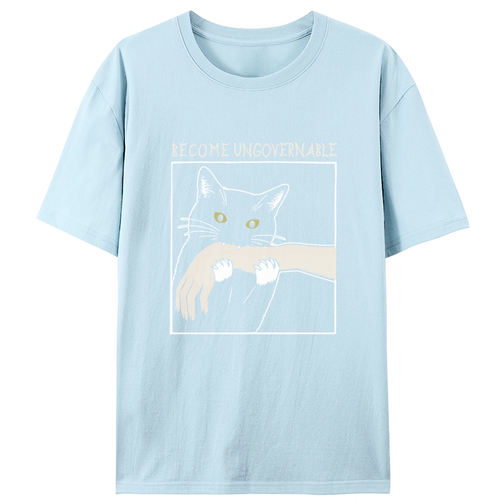 Gremlin Cat Retro Designed for Women - Slim Fit Cotton Tee