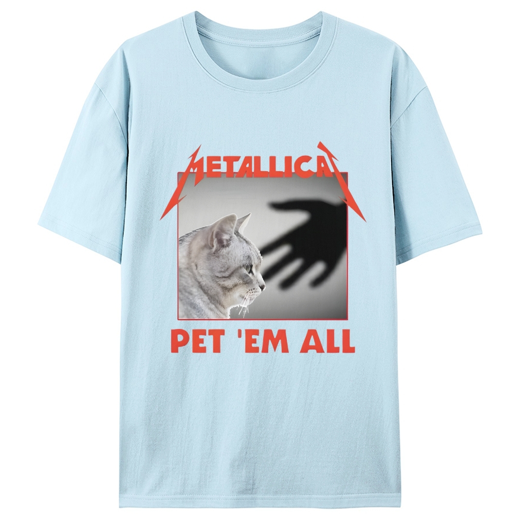 Metallica: Pet 'Em All Retro Designed for Women - Slim Fit Cotton Tee
