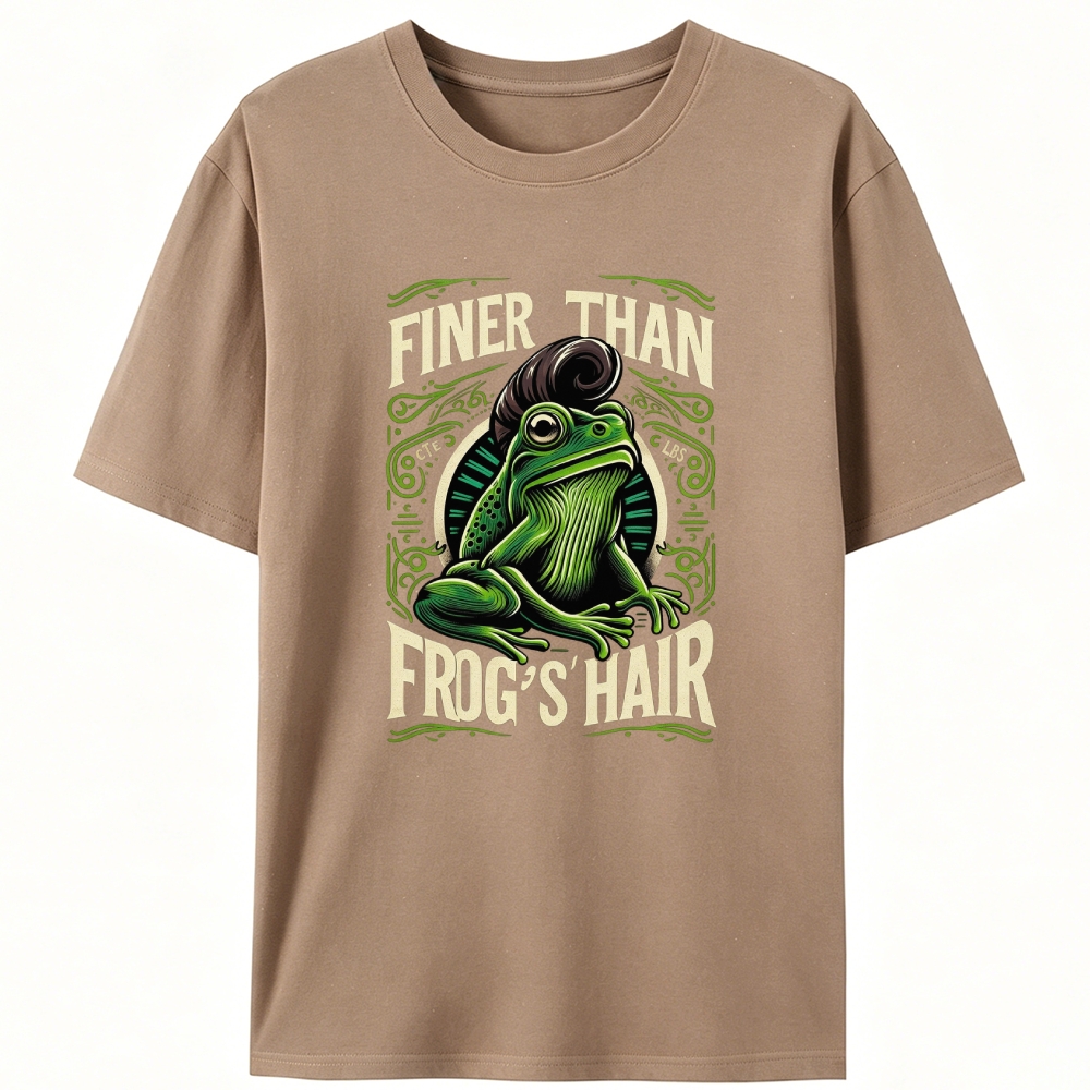 Finer Than Frog’s Hair Graphic Designed for Women - Slim Fit Cotton Tee