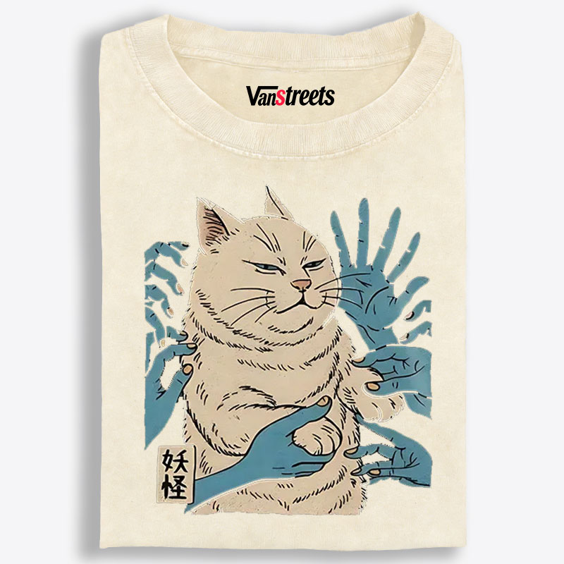 Personal Space Please - Grumpy Cat Retro Washed T-Shirt | 100% Cotton | Streetwear Essential