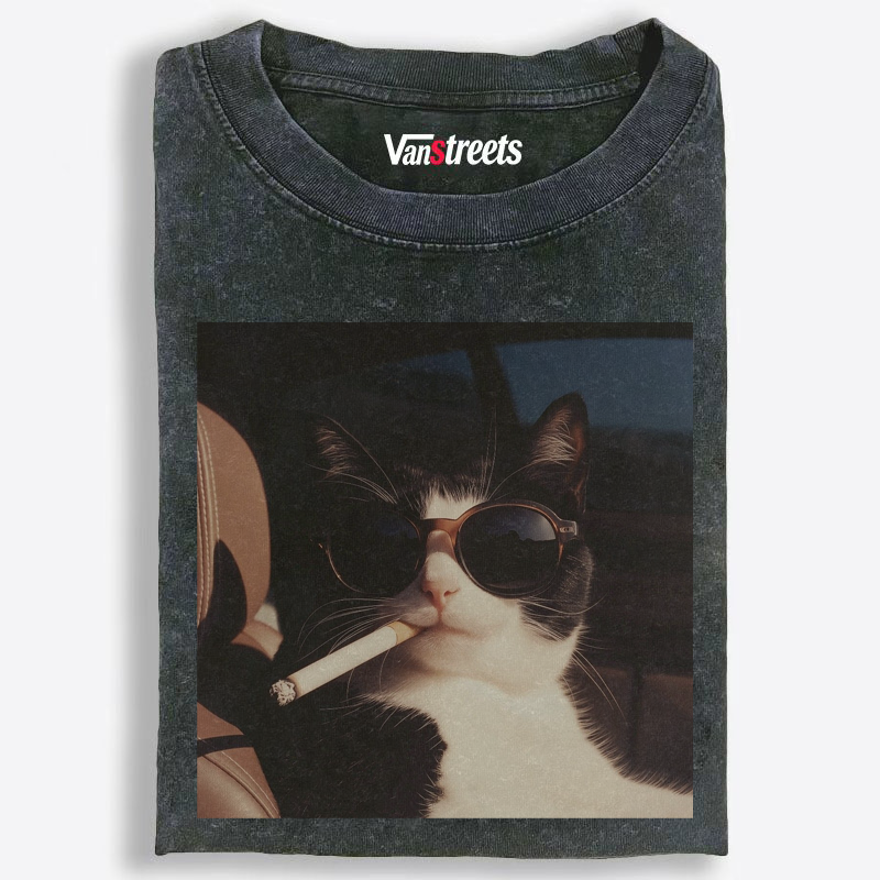 No Explanation, Just Cool Retro Washed T-Shirt | 100% Cotton | Streetwear Essential