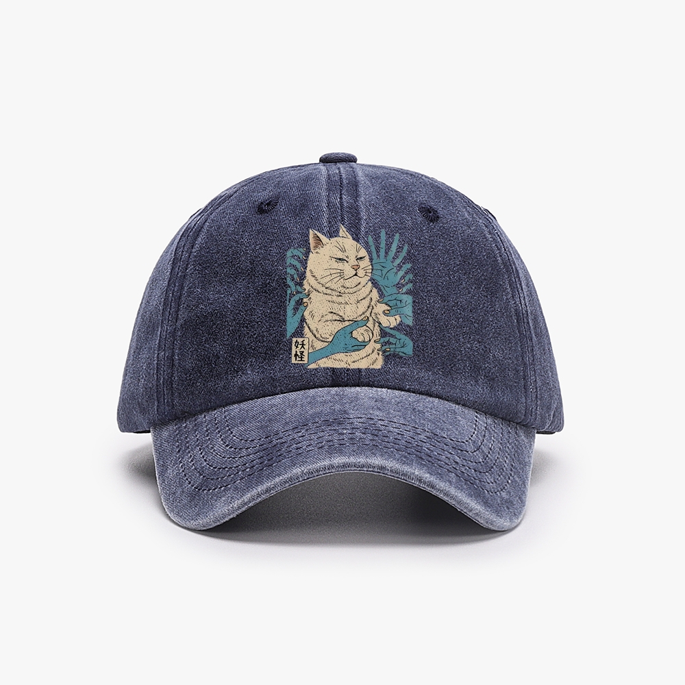 Personal Space Please - Grumpy Cat Retro Washed Baseball Cap