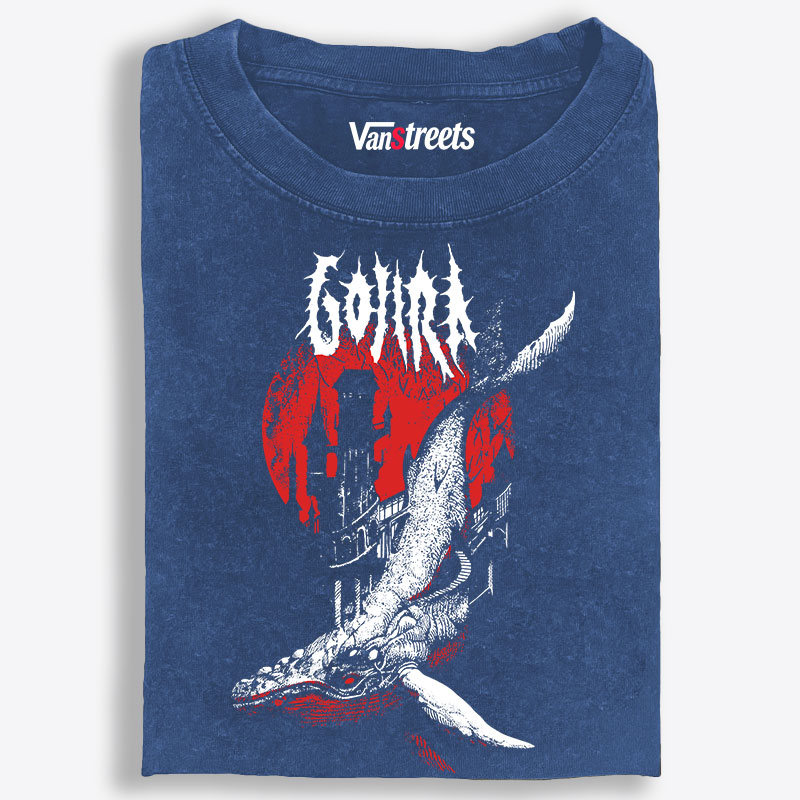 Gojira Retro Washed T-Shirt | 100% Cotton | Streetwear Essential