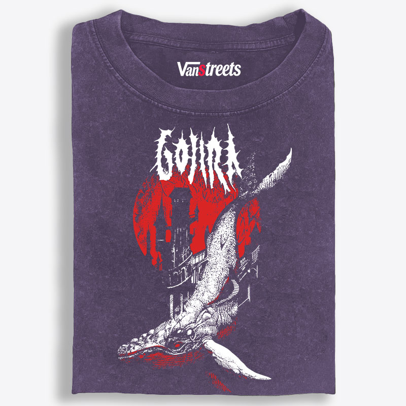 Gojira Retro Washed T-Shirt | 100% Cotton | Streetwear Essential