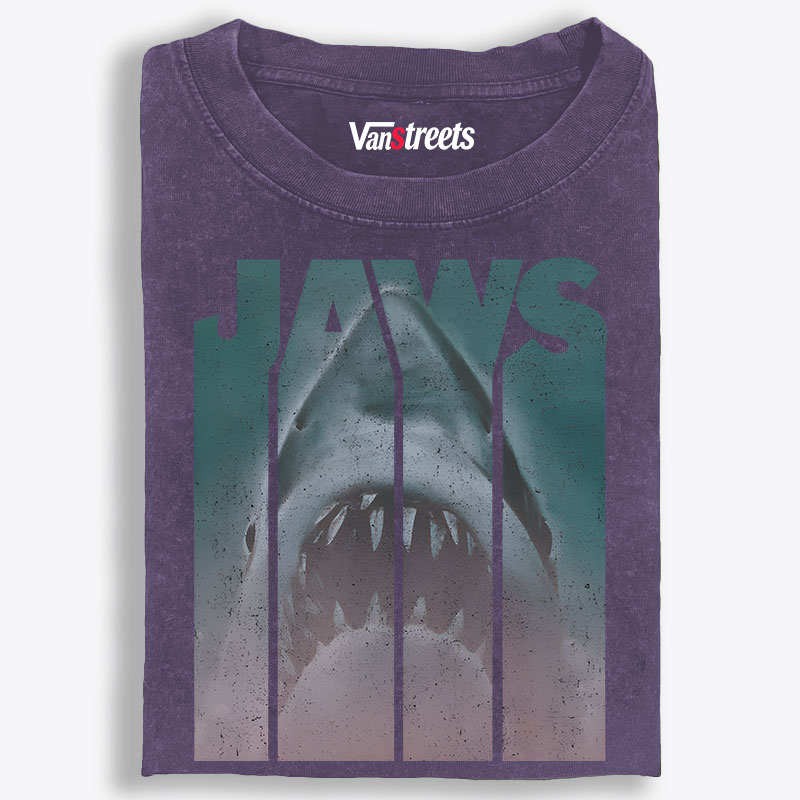 JAWS Retro Washed T-Shirt | 100% Cotton | Streetwear Essential