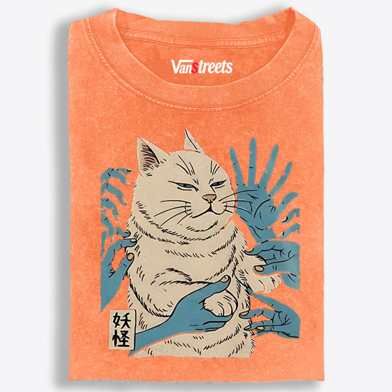 Personal Space Please - Grumpy Cat Retro Washed T-Shirt | 100% Cotton | Streetwear Essential