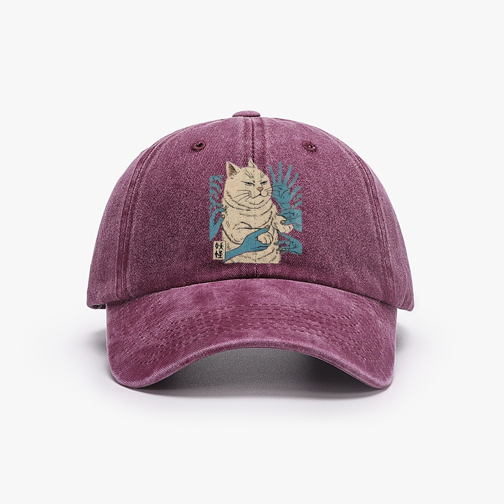 Personal Space Please - Grumpy Cat Retro Washed Baseball Cap