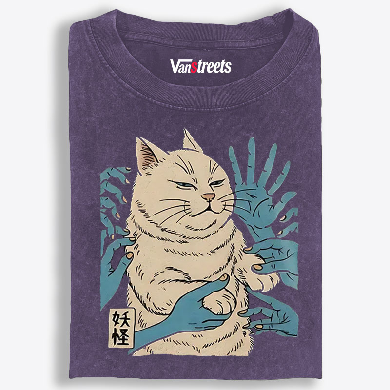 Personal Space Please - Grumpy Cat Retro Washed T-Shirt | 100% Cotton | Streetwear Essential