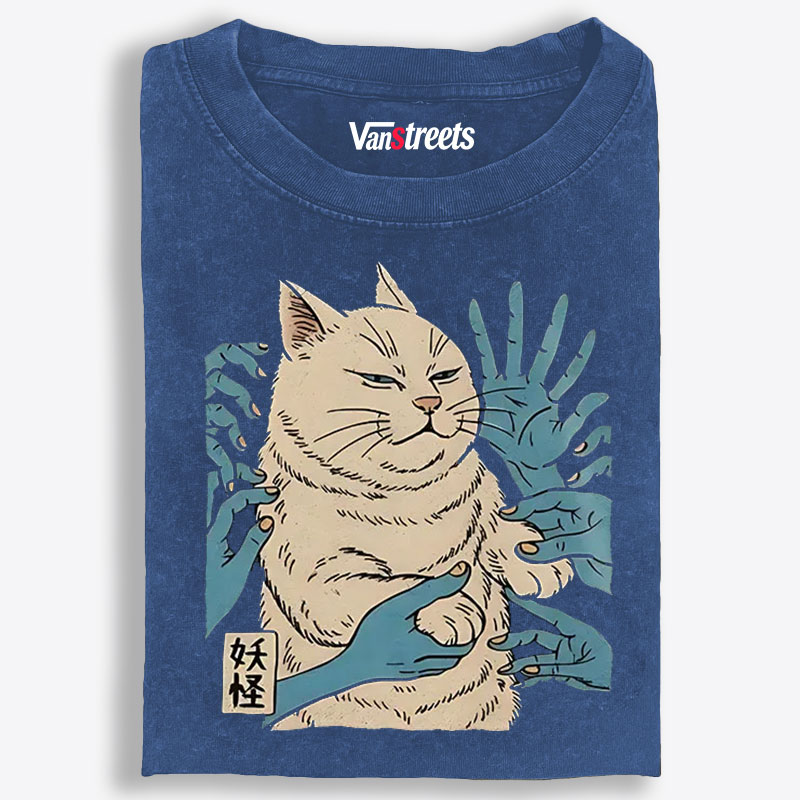 Personal Space Please - Grumpy Cat Retro Washed T-Shirt | 100% Cotton | Streetwear Essential