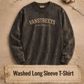 Washed Long Sleeve T-Shirt