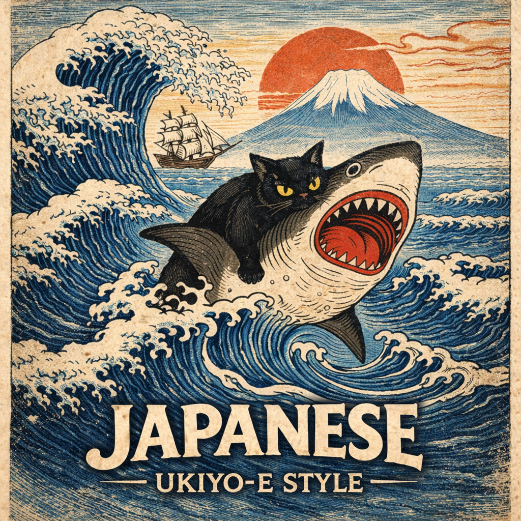 Japanese Ukiyo-e Style