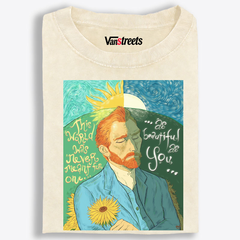 "This World Was Never Meant For One" Art Washed T-Shirt | 100% Cotton | Streetwear Essential