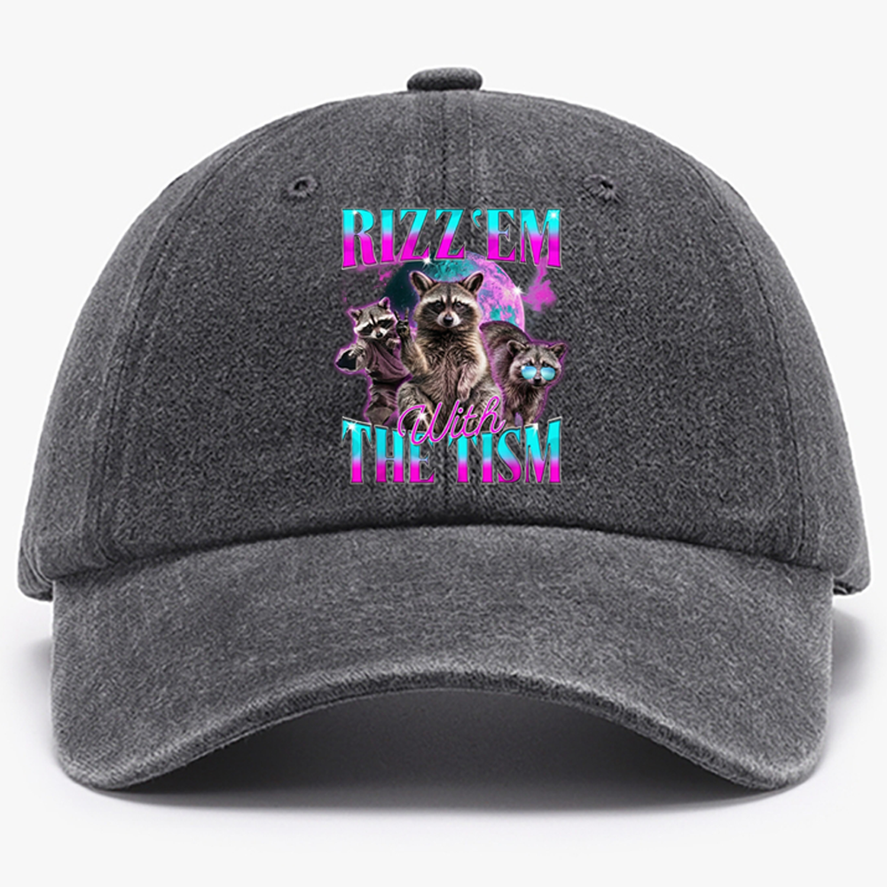 RIZZ ’EM WITH THE TISM Retro Washed Baseball Cap