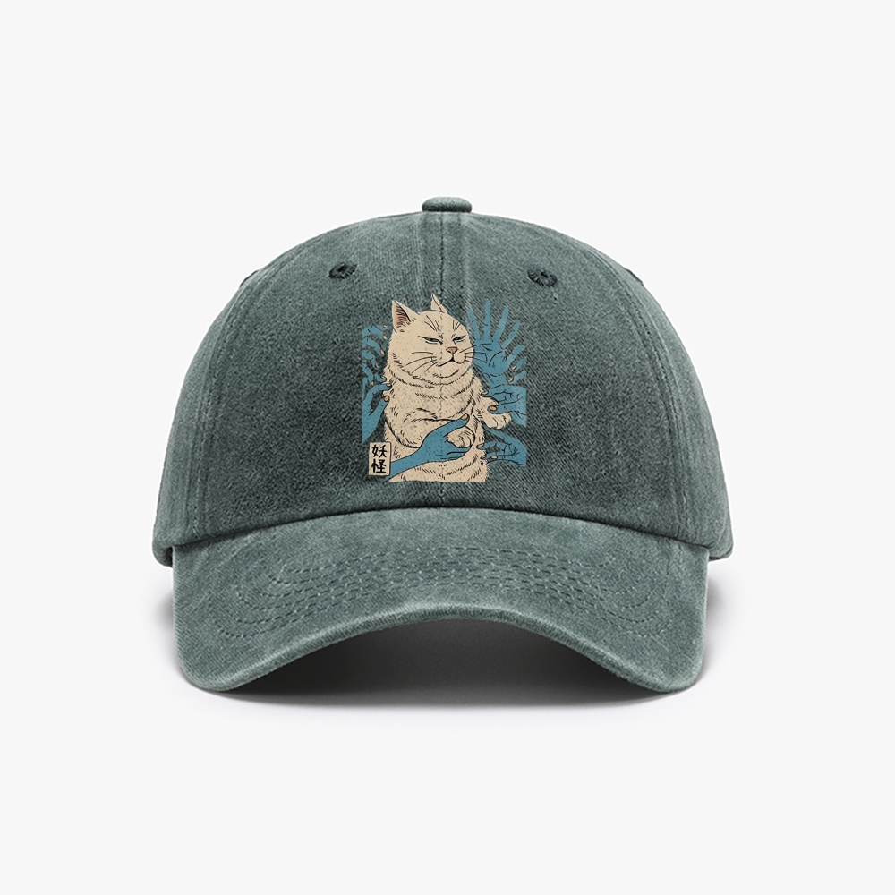 Personal Space Please - Grumpy Cat Retro Washed Baseball Cap