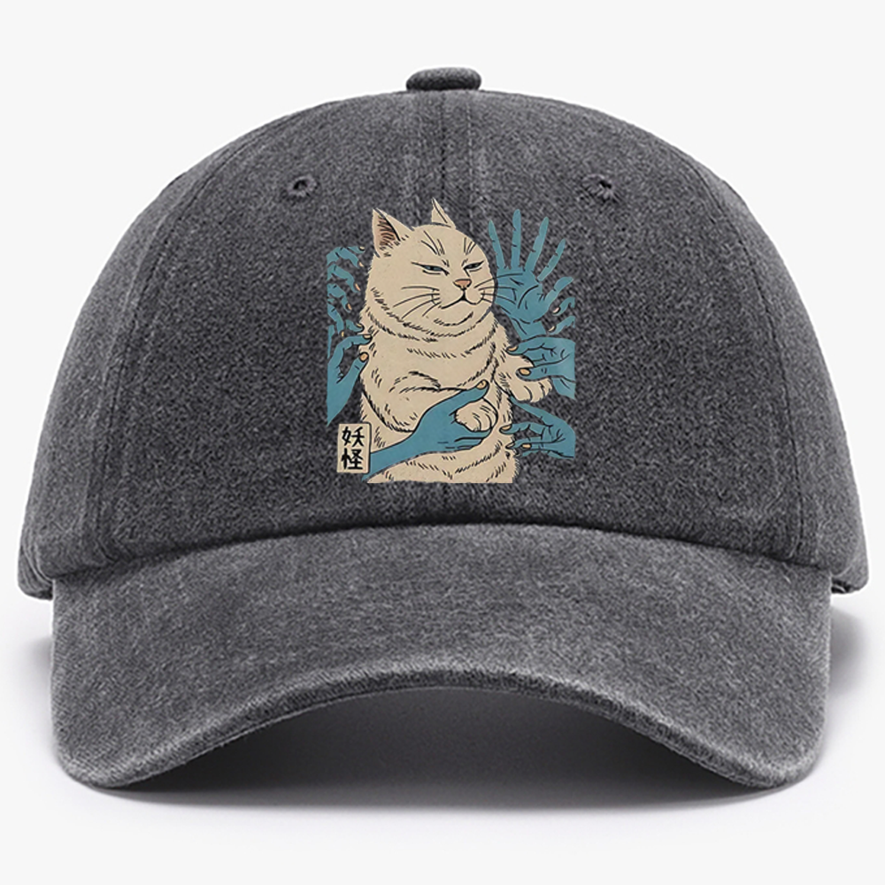 Personal Space Please - Grumpy Cat Retro Washed Baseball Cap