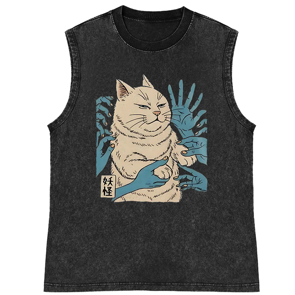 Personal Space Please - Grumpy Cat Retro Washed Tank Top