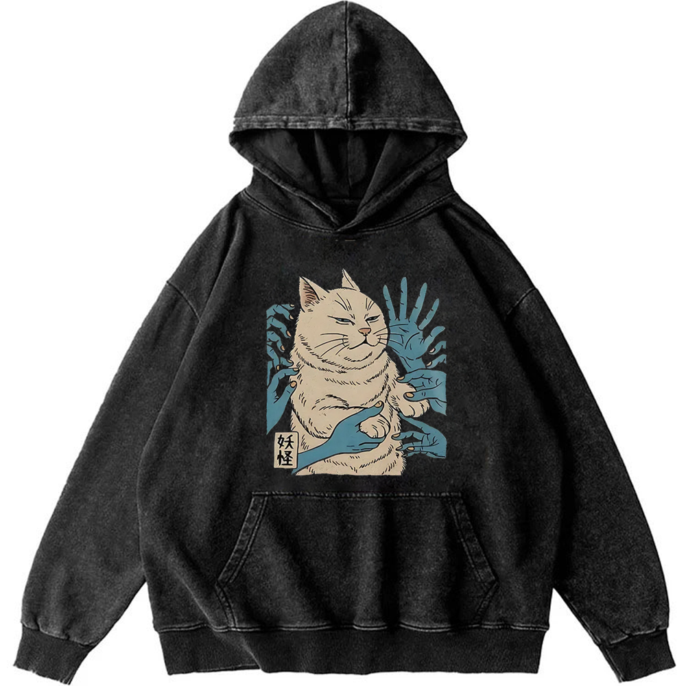 Personal Space Please - Grumpy Cat Retro Washed Hoodie