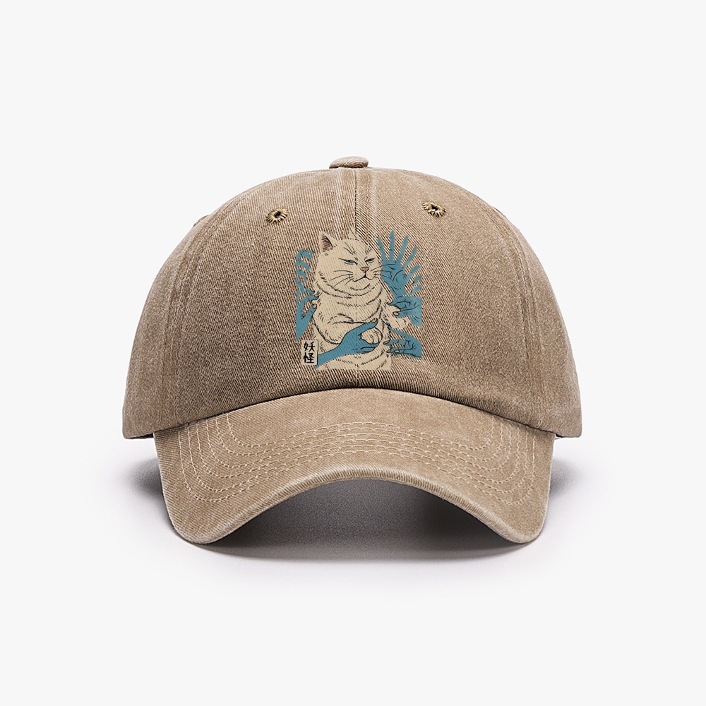 Personal Space Please - Grumpy Cat Retro Washed Baseball Cap