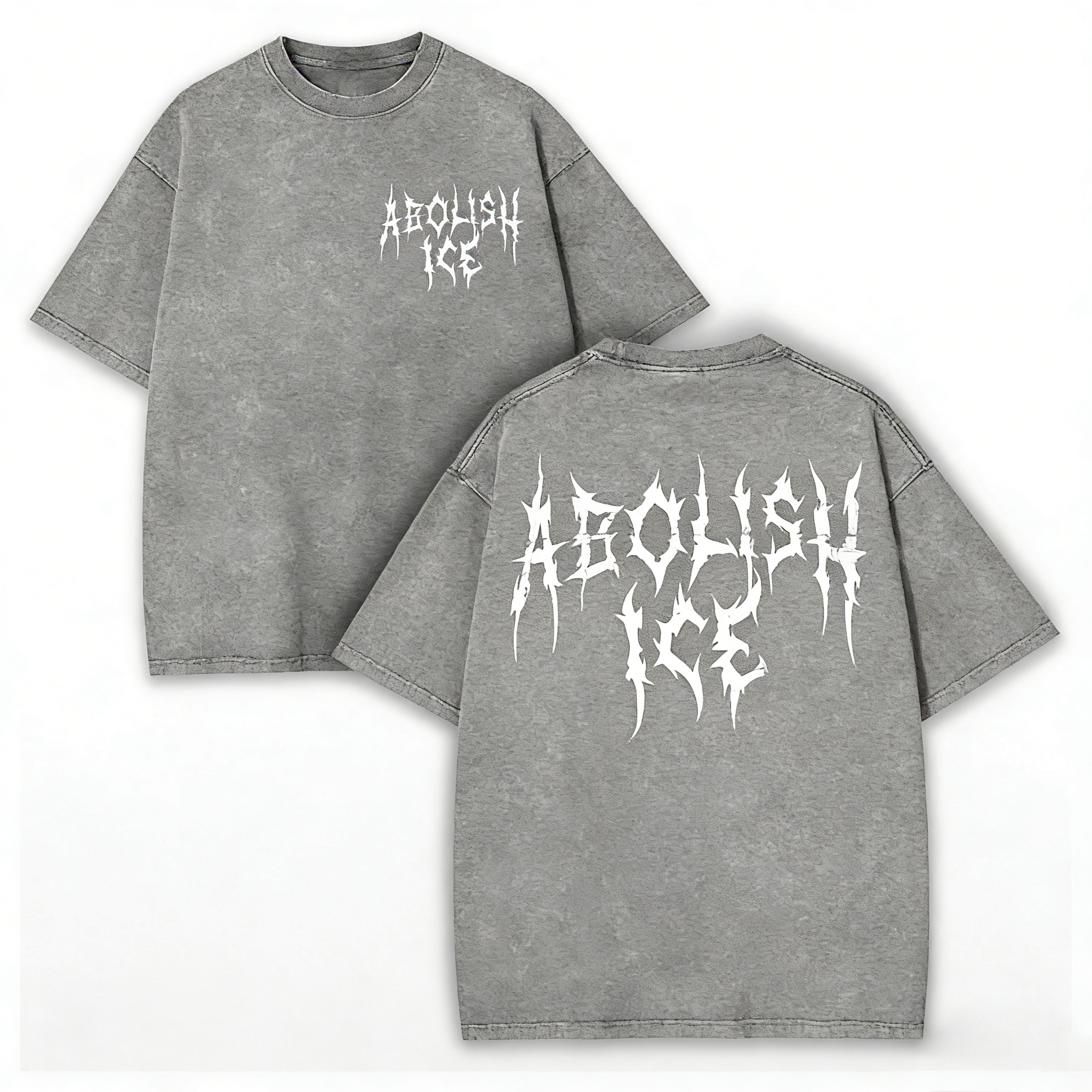 ABOLISH ICE Heavy Metal Vintage T-Shirt