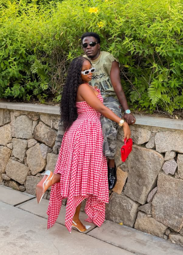 Red White Gingham Halter Neck Asymmetric Hem Midi Dress
