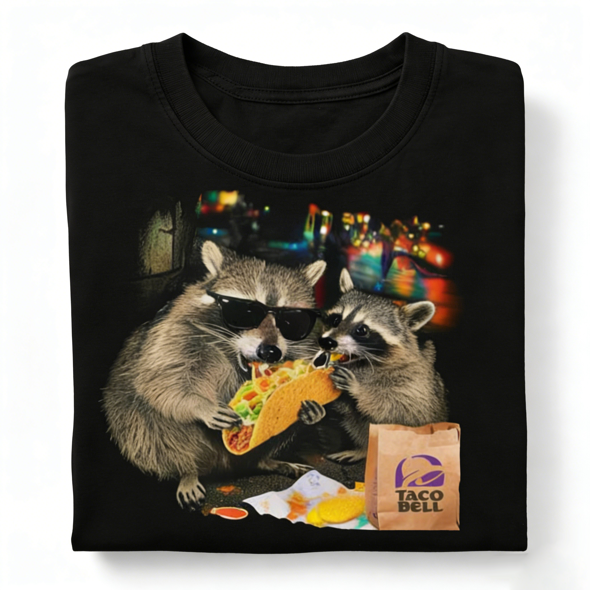 Raccoon Eating Taco T-Shirt