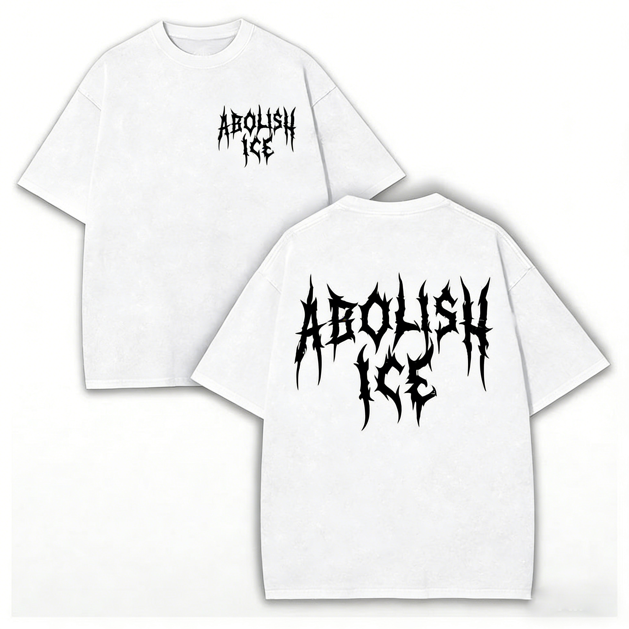 ABOLISH ICE Heavy Metal Vintage T-Shirt