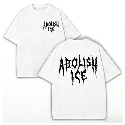 ABOLISH ICE Heavy Metal Vintage T-Shirt